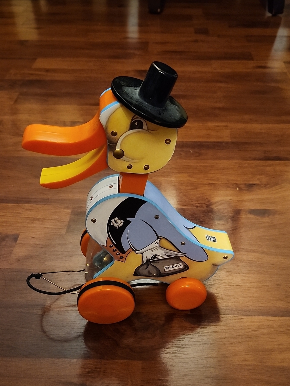 ✨️VINTAGE REPRODUCTION✨️ 2005 Fisher Price Pull-Along "Dr. Duck" Toy